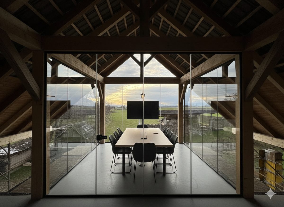 Konferenčna soba s steklom